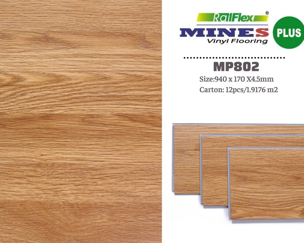 Sàn Nhựa Hèm Khóa 4.5mm Mã 02