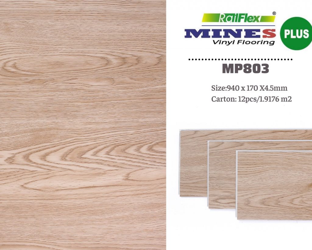 Sàn Nhựa Hèm Khóa 4.5mm Mã 04